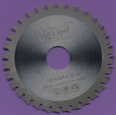 Kaindl XTR-S 2.0 Multisägeblatt für  Einhand-Winkelschleifer und Kreissägen, Ø 120 mm, Bohrung 25,4 mm (1)