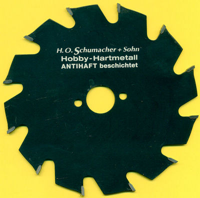 H.O. Schumacher+Sohn Hartmetallbestücktes Kreissägeblatt Hobby Grobzahn Ø 140 mm, Bohrung 20 mm