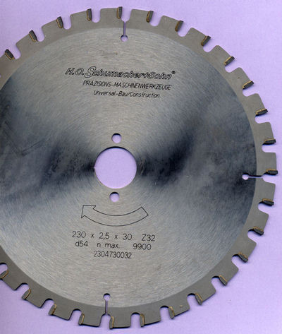 H.O. Schumacher+Sohn Universal-Bau-Kreissägeblatt Ø 230 mm, Bohrung 30 mm