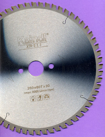 Kaindl XTR-S 2.0 Multisägeblatt für Kreissägen Ø 260 mm, Bohrung 30 mm